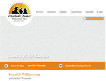 Tablet Screenshot of fotostudio-junker.de